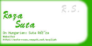 roza suta business card